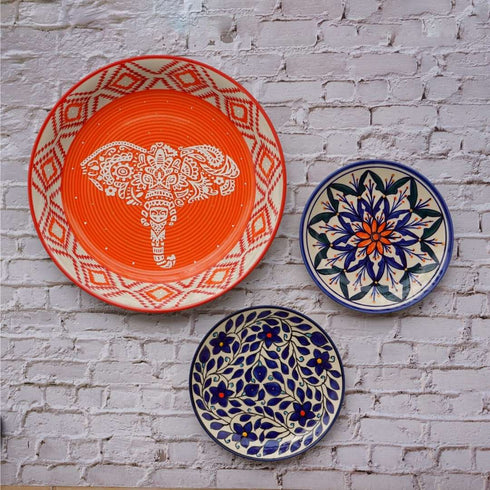 Elephant Mandala Wall Plate | Spiritual Home Decor | House Warming Gift